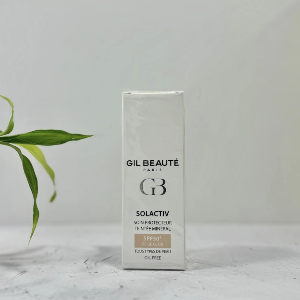 کرم ضد آفتاب رنگی مینرال SPF50 ژیل بوته 