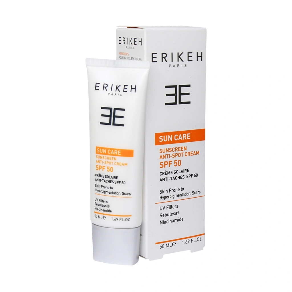 کرم ضدآفتاب SPF50 ضد لک  50 میلی لیتر بژ طلایی اریکه