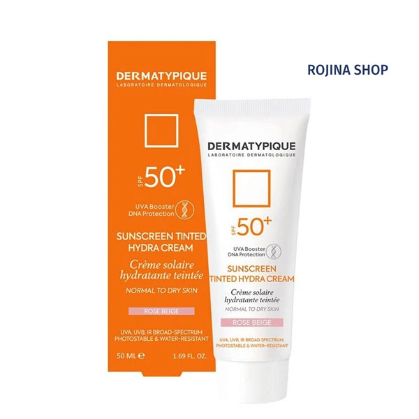 کرم ضدآفتاب هیدرا SPF50 رز بژ 
