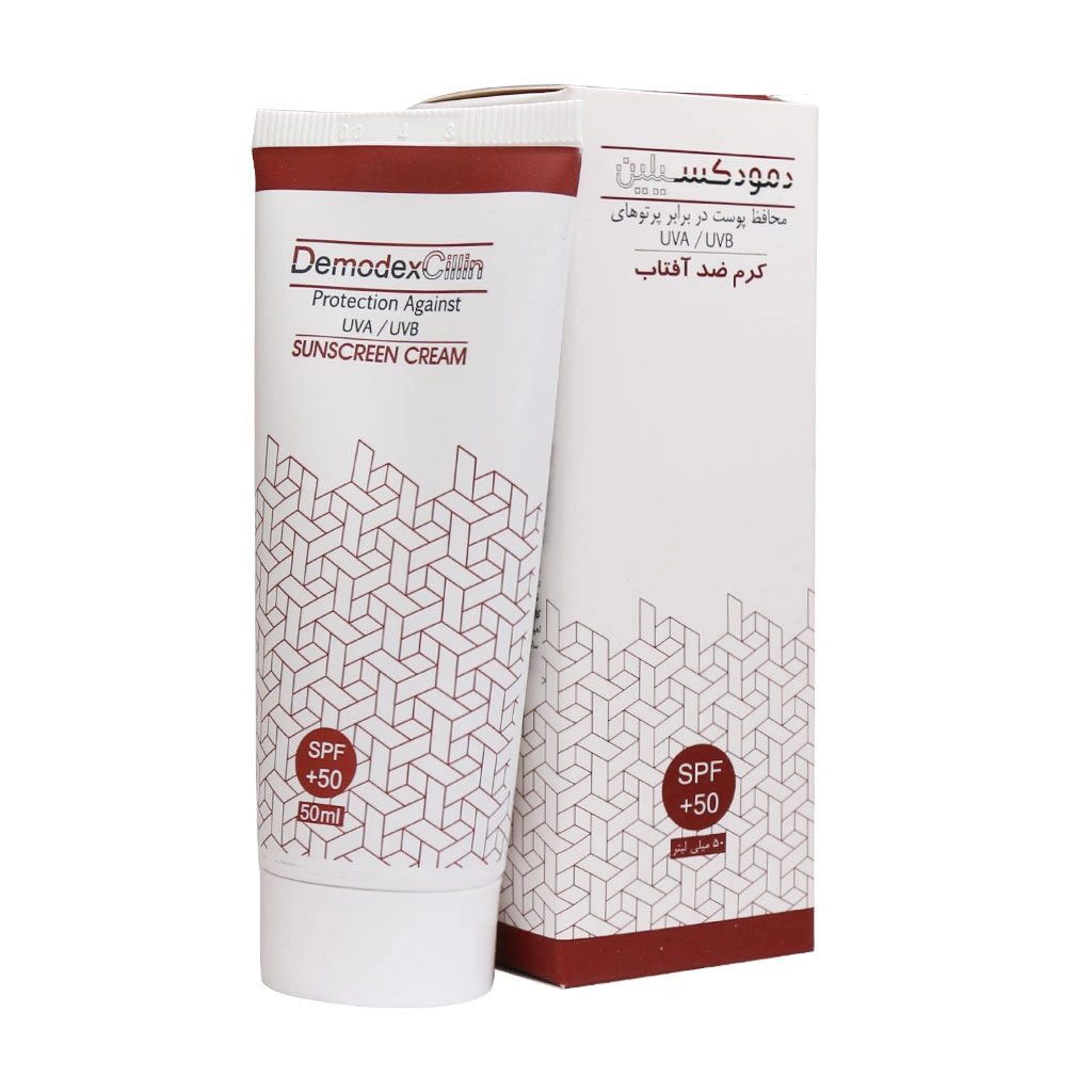 کرم ضد آفتاب فاقد چربی SPF50 دمودکسیلین  50 میلی لیتر