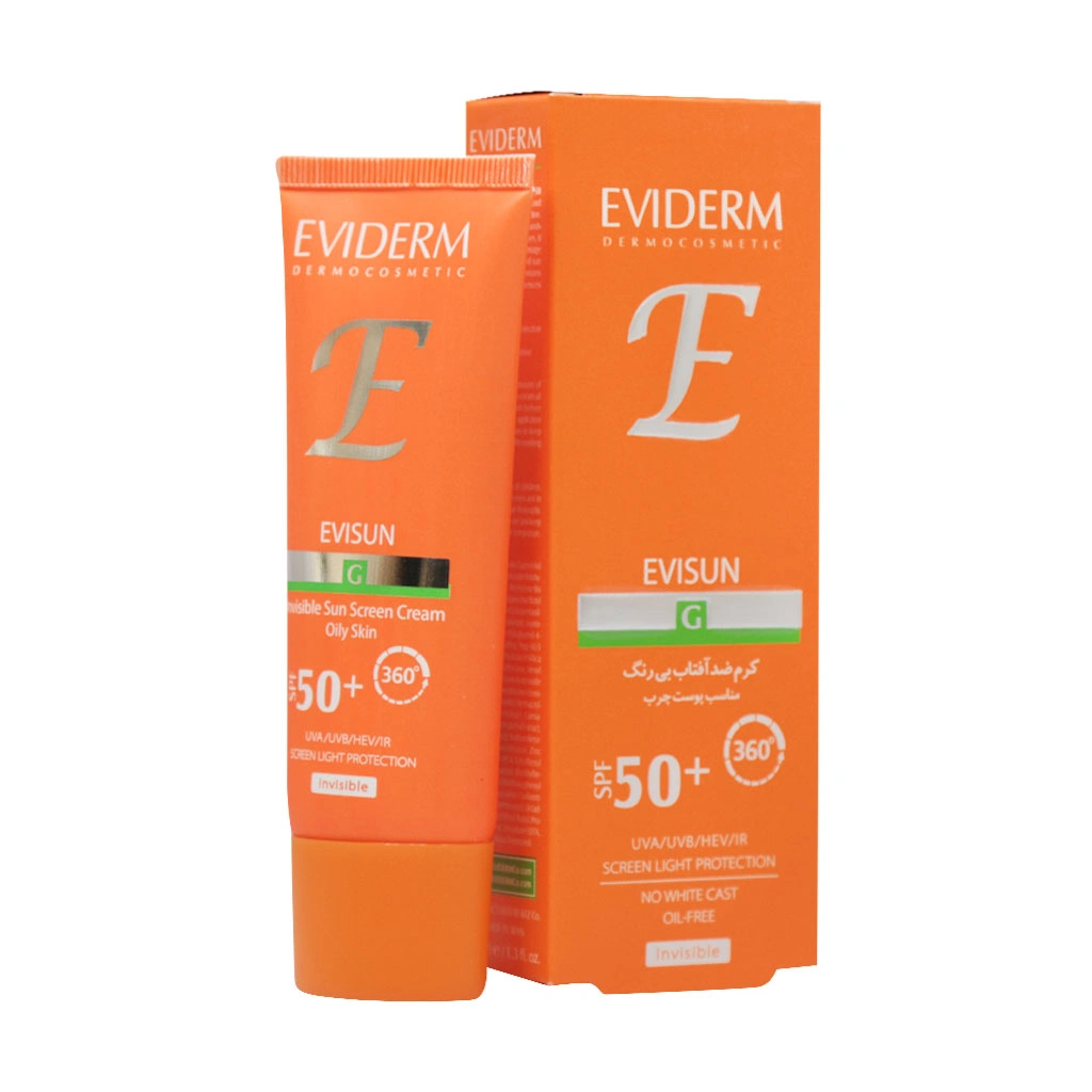کرم ضد آفتاب پوست چرب SPF50 اویدرم  40 میلی لیتر 